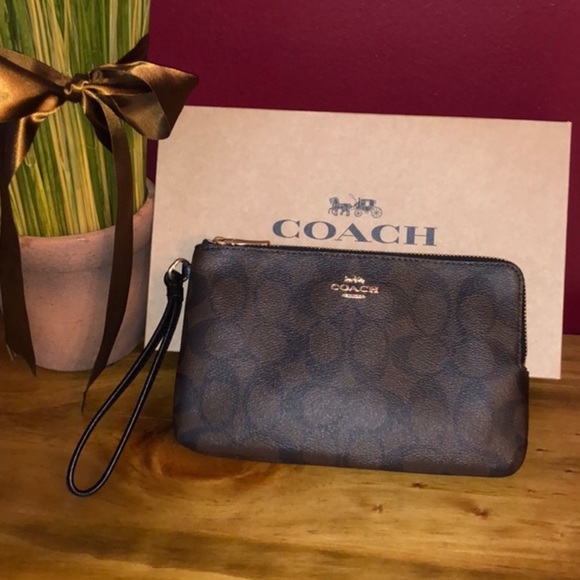 Coach Handbags - Coach Double Zipper Wristlet (Large)